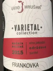 Varietal Frankovka 2022 — Vino Hruška